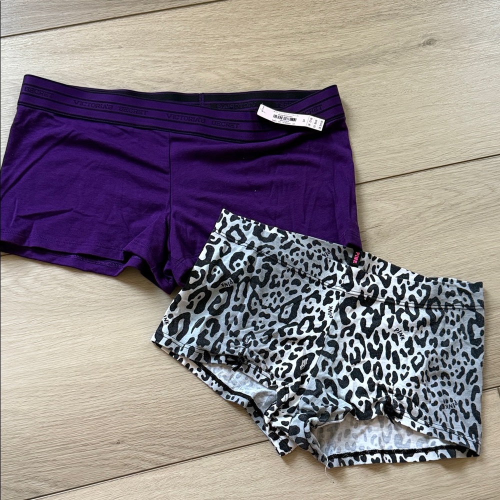 Victoria's Secret Purple and Leopard Print Panties